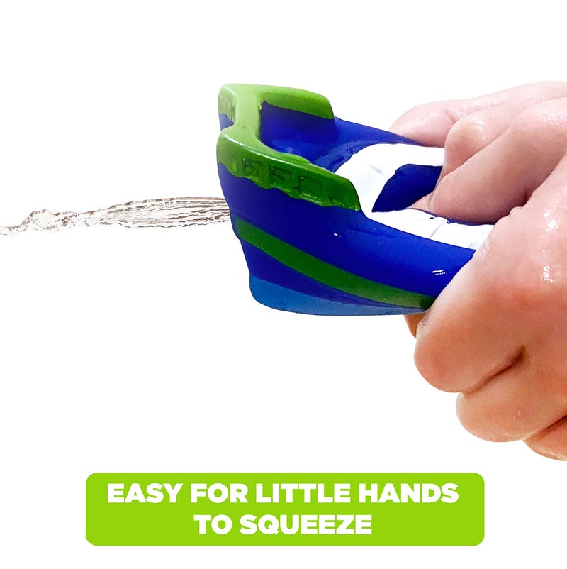 ginsey Idea Factory Color Changing Boat Bath Squirter Toys - Party Favors, Educational, Bath Toys - Image 5