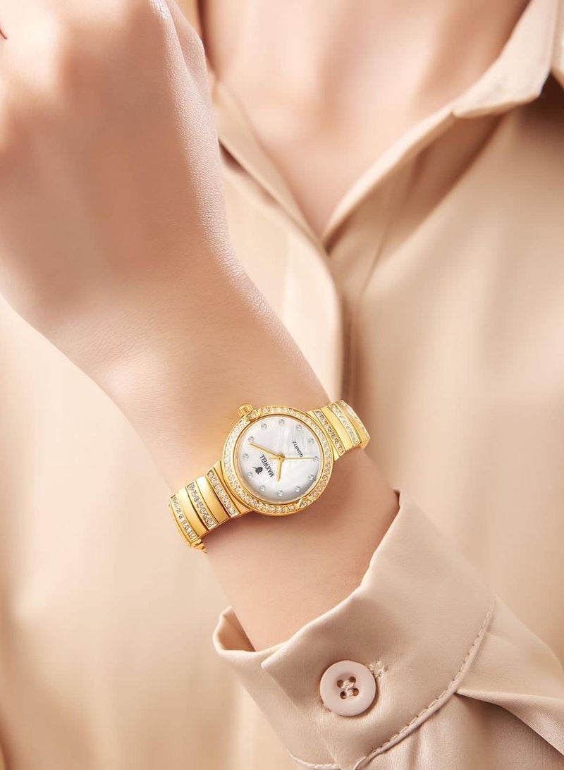 Maxwell women's watch, waterproof, one-year warranty, warranty card