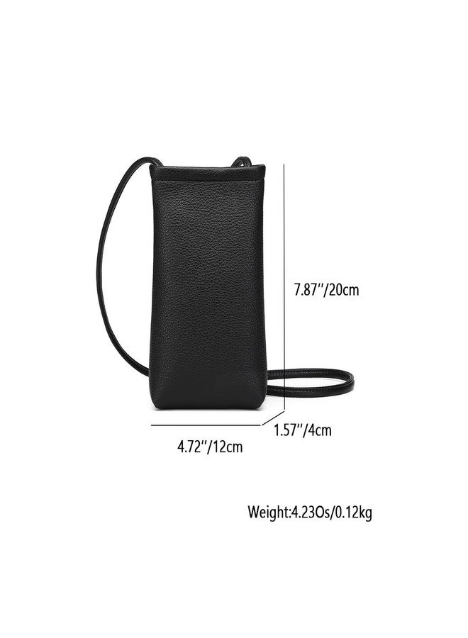 YONBEN Everyday Small Crossbody Bag for Women Mini Crossbody Purse Lightweight (Black/PU) - Image 2