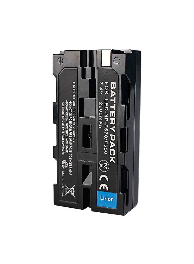 Suitable For Sony NP-F570/F770/F970 Half Decoding Photography Fill Light Battery Monitor Special Battery-Standard Capacity:F550/F570   2200mAH  - Image 5