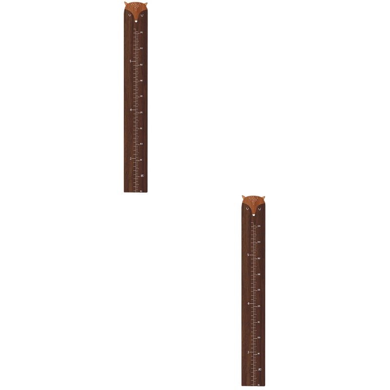 2 Sets of Giraffe Kids Height Wall Chart Wall Decal Height Chart Growth Chart - Image 1