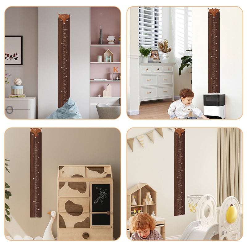 2 Sets of Giraffe Kids Height Wall Chart Wall Decal Height Chart Growth Chart - Image 5