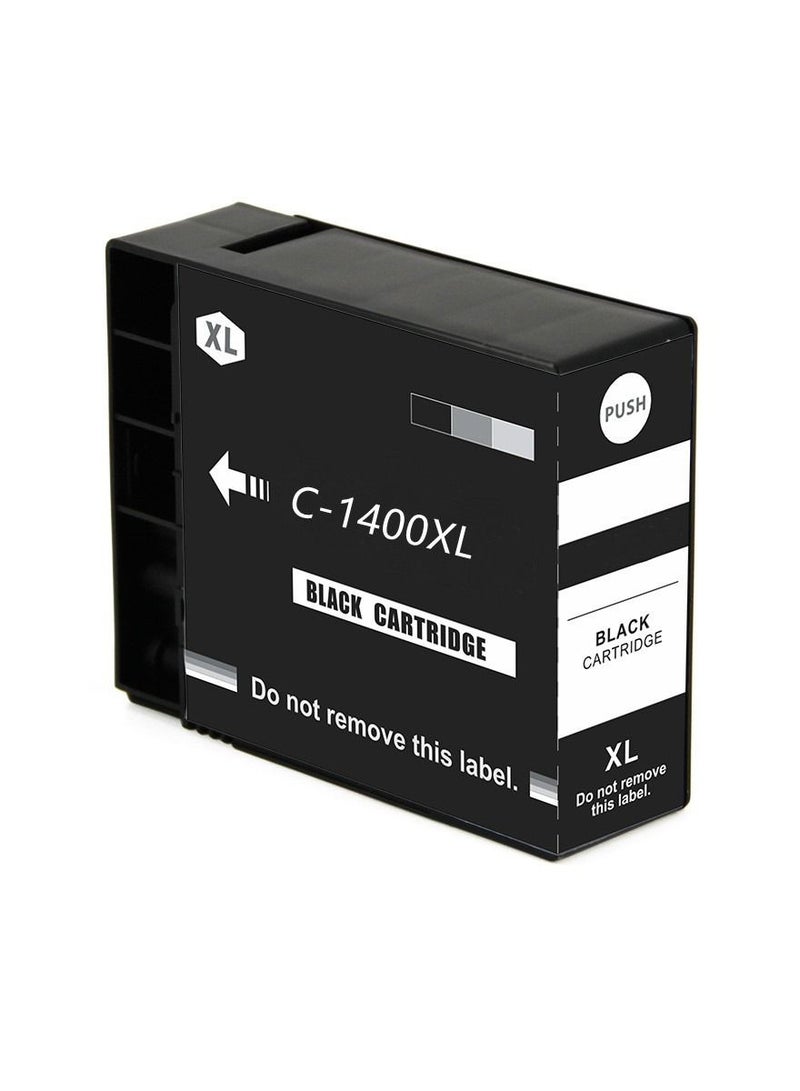 NexNova ink cartridge PGI 1400XL for Canon High Yield 1 Pack Black PGI 1400 XL for MAXIFY MB2140 MB2340 MB2740 MB2040 - Image 1