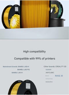 Generic 3D Printing Consumables PLA Consumables PLA Silk high Light Adaptation Tuozhu Color Weaving Consumables  - Image 4