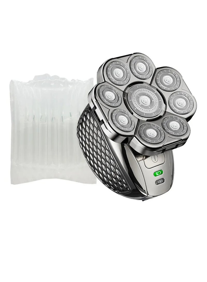 AROAQ 4D Head Shavers for Bald Men, Upgraded 9 Floating Heads 6-in-1 Rechargeable Waterproof Wet Dry Bald Head Shavers for Men - Image 1