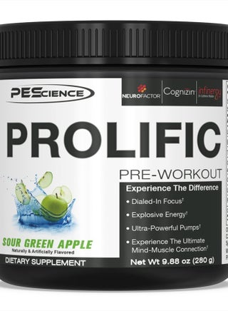 Prolific Pre Workout Powder, Sour Green Apple, 40 Scoop, Energy Supplement with Nitric Oxide - pzsku/Z83BF009C389FE6237A55Z/45/_/1716127804/58cca6ae-050f-48c2-9de9-09e781fb2748