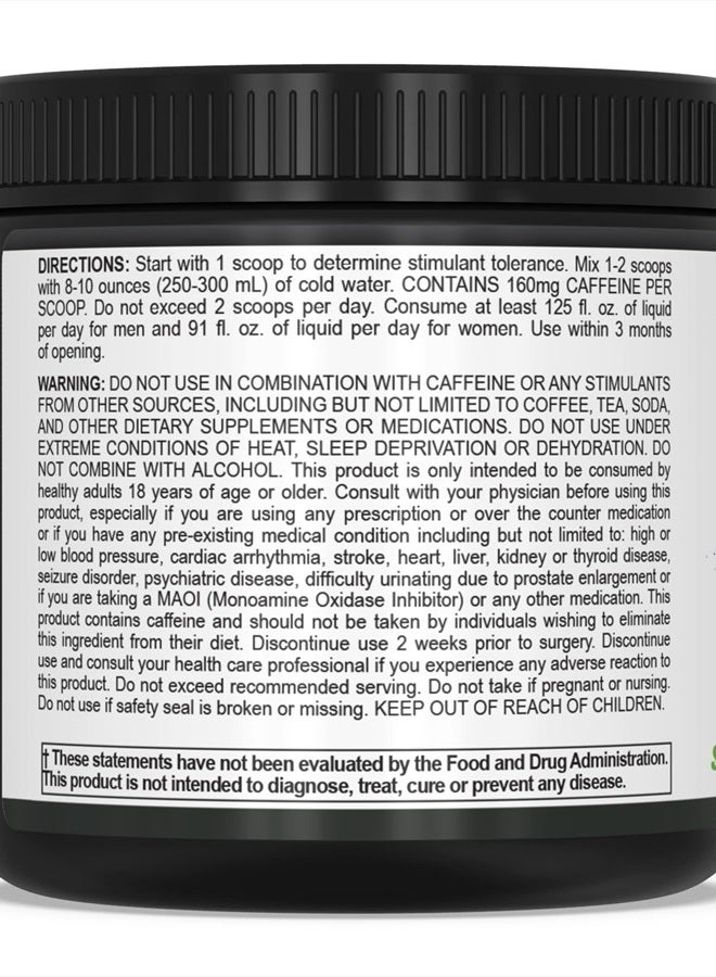 Prolific Pre Workout Powder, Sour Green Apple, 40 Scoop, Energy Supplement with Nitric Oxide