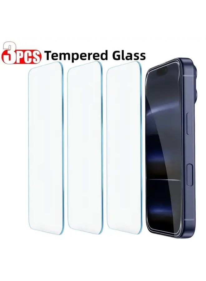 3 Pack Tempered Glass Screen Protector for iPhone 16 Pro Max - Image 1