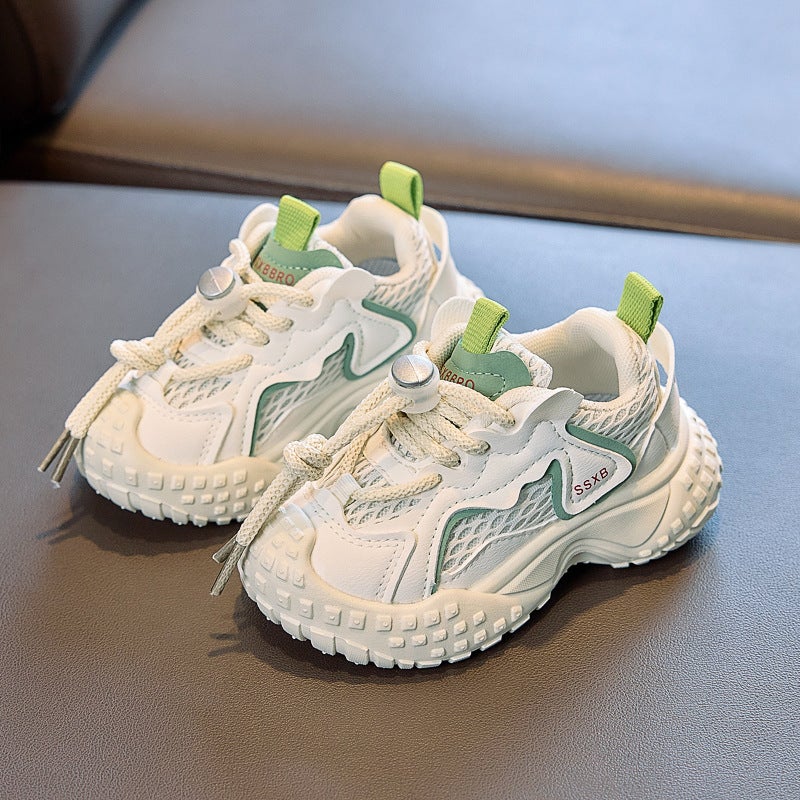 Mesh Sneakers Lightweight Flexible Sole Walking Shoes For Kids Indoor And Outdoor Activities - Image 2