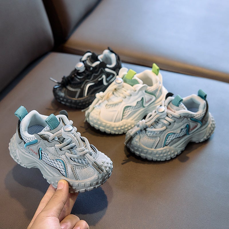 Mesh Sneakers Lightweight Flexible Sole Walking Shoes For Kids Indoor And Outdoor Activities - Image 4