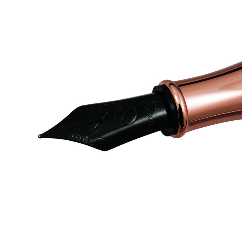 Monteverde Invincia, Rose Gold with Black Carbon Fiber Fountain Pen (MV40062) - Image 3