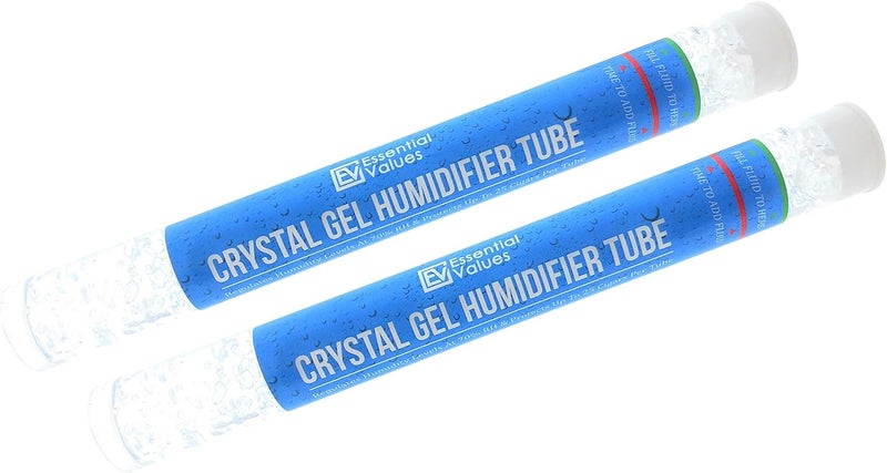 Essential Values 2 Pack Cigar Humidor Packets, Tubes - Humidifier Crystals, Beads - Keeps Humidity at 70% in Cigar Box with PG Infused Gel Protects up to 25 Cigars - Perfect for Travel - Image 2