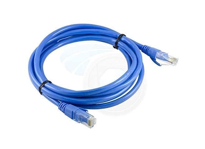 M2 Look كابل LAN M2 Look بطول 3 متر CAT5/5E كابل إيثرنت كابل شبكة RJ45 سلك LAN عالي السرعة كابل كمبيوتر (أزرق) - Image 1