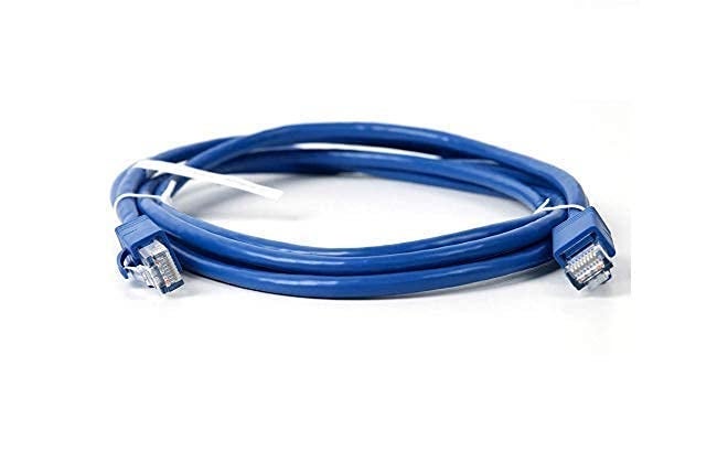 M2 Look كابل LAN M2 Look بطول 3 متر CAT5/5E كابل إيثرنت كابل شبكة RJ45 سلك LAN عالي السرعة كابل كمبيوتر (أزرق) - Image 3