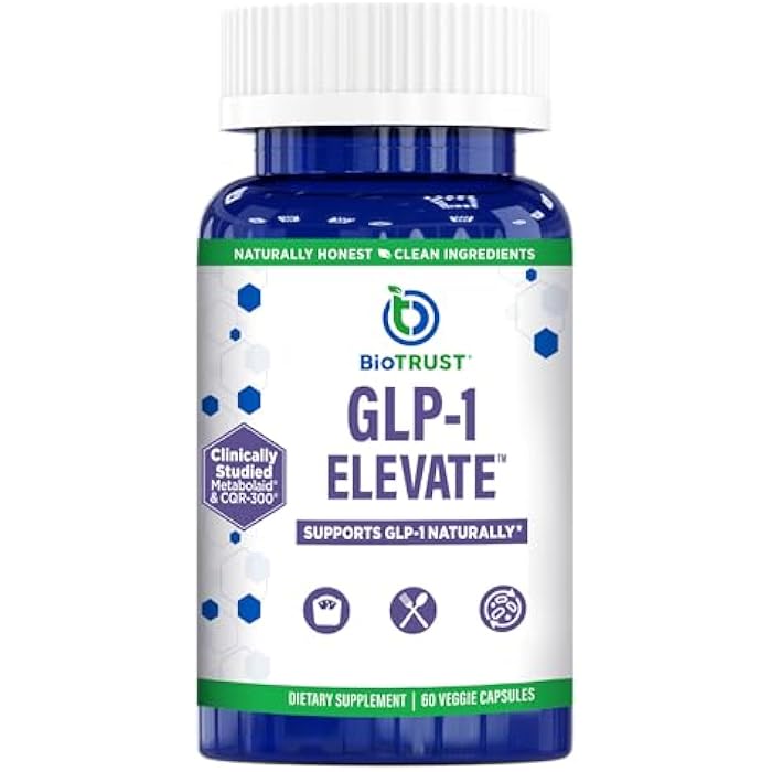 BioTrust GLP1 Elevate™ - GLP-1 Booster Supplement | Curb Cravings & Support Metabolic Health | Increase Natural Production with Clinically Studied Ingredients | 30 Servings - Image 1