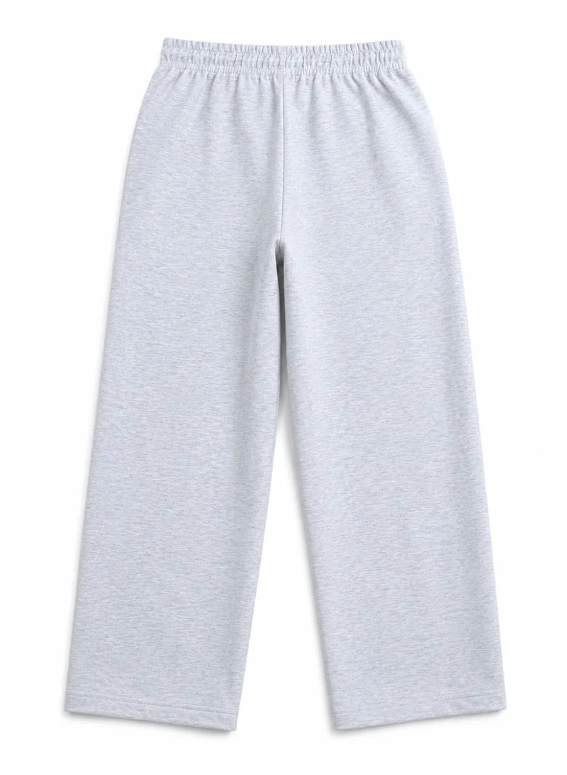 Victor And Jane  "Light Grey Straight-Leg Drawstring Joggers –Cotton interlock for Women | Best Price UAE