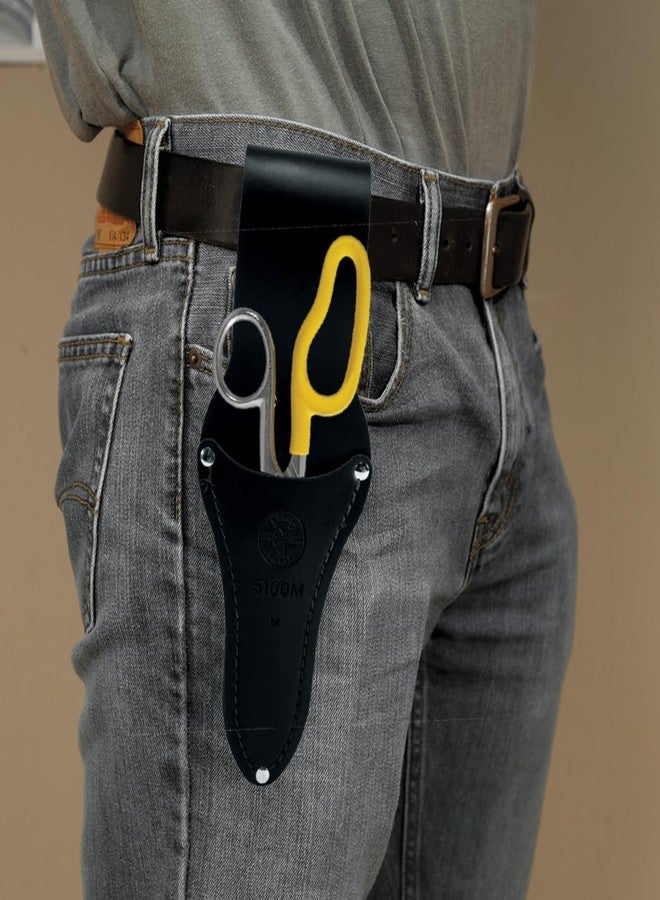 Klein Tools 21010-6-SEN Free-Fall Snip, Scraper, File, Serrated Blades, Made in USA - Image 4