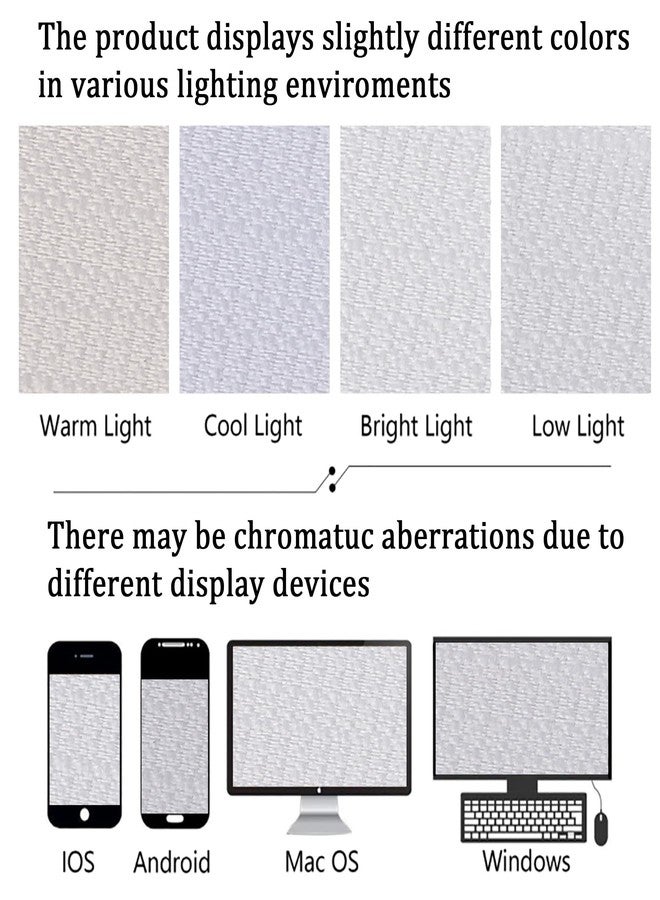 Lecloud Bessie White Curtains 63 Inch Length 2 Panels, Light Filtering Curtains for Bedroom, Faux Linen Textured Window Drapes with Rod Pocket, Window Treatments for Living Room, Each 40 W x 63 L - Image 5