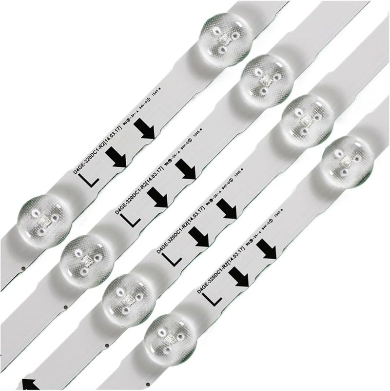 شريط LED 1 طقم 4 قطع لتلفزيونات سامسونج وإل جي الموديلات LT32E310 CY GJ032BGLVXH UN32J6300 UE32H5080 - Image 3