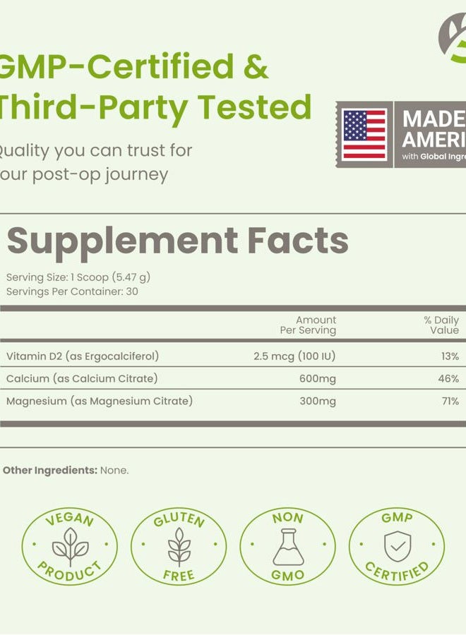 Bari Slim BariSlim Bariatric Calcium Citrate Plus - 600 mg of Calcium Citrate - 30 Servings - Image 2