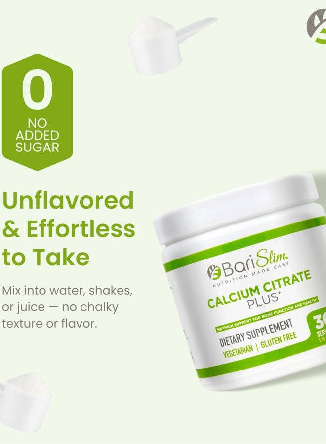 Bari Slim BariSlim Bariatric Calcium Citrate Plus - 600 mg of Calcium Citrate - 30 Servings - Image 3