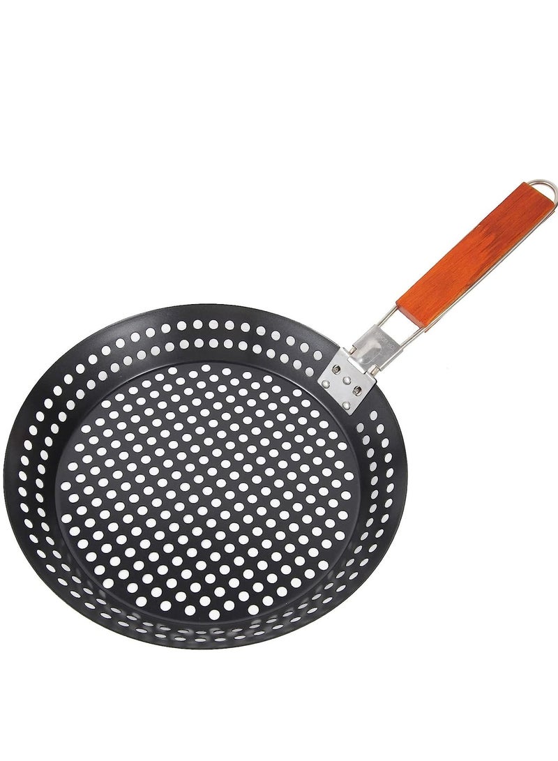 Grease Free Grill Pan with Non-Stick Coating 30cm Diameter - Image 1