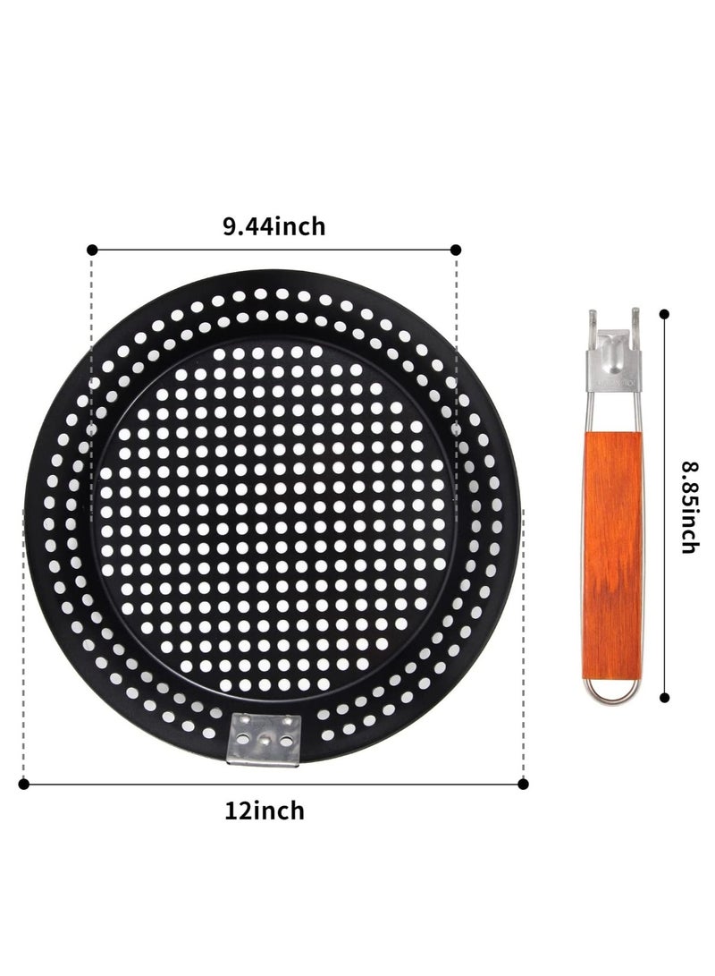 Grease Free Grill Pan with Non-Stick Coating 30cm Diameter - Image 4