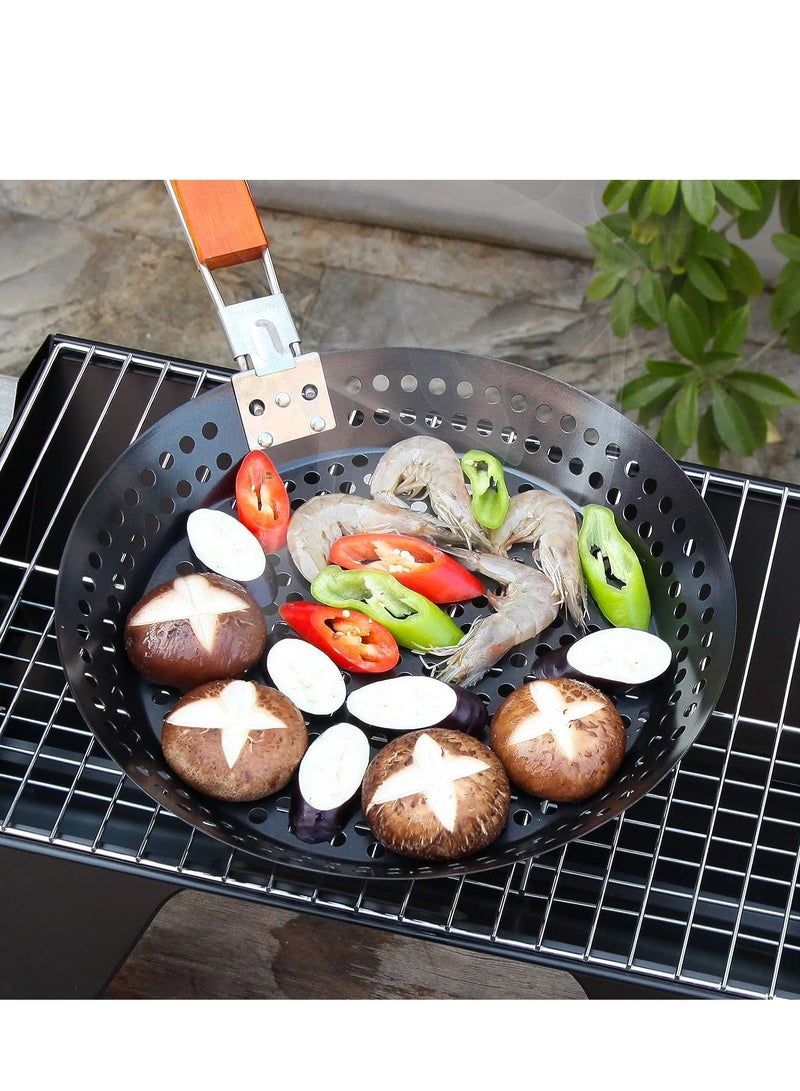 Grease Free Grill Pan with Non-Stick Coating 30cm Diameter - Image 3