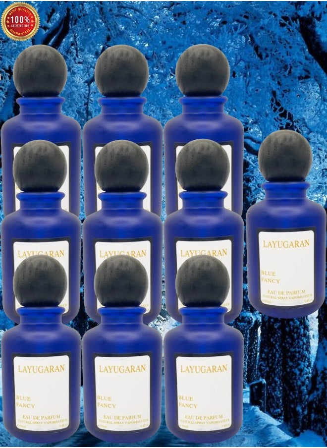 Blue - 10 Pieces Layugaran Blue Fancy Perfume 100ml EDP - Image 1