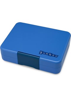Yumbox Yumbox Surf Blue Snack Box with Dinosaur Tray - 3-Compartment Bento 6.7x5.1x1.8 | Kid-Friendly | Healthy Snacks | BPA-Free & Easy Clean  - Image 4