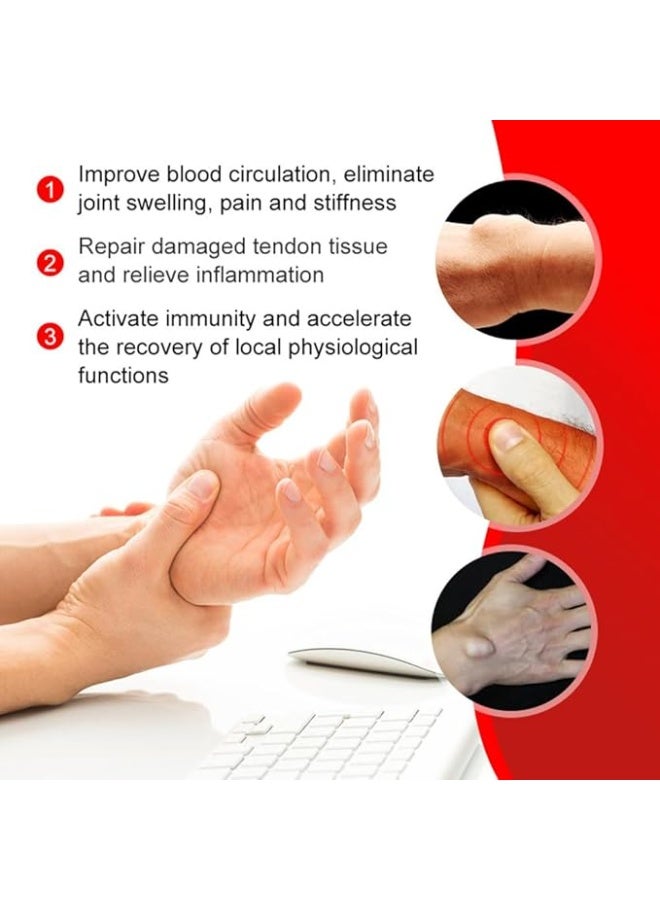 سوميفون جل لعلاج آلام المفاصل – كريم مهدئ ومسكن للألم للأصابع، المعصم، الكاحل، الرقبة، الظهر، الركبتين والمفاصل (20 جرام) - Image 4