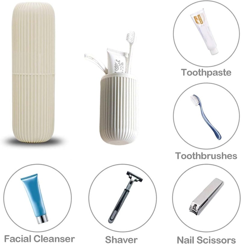 HEVIR Travel Soap Case and Toothbrush Holder Set - Waterproof, Leakproof Soap Dish with Convenient Handle for Bathroom, Camping, and Outdoor Use - Durable Soap Box with Lid and Toothbrush Case - Image 4