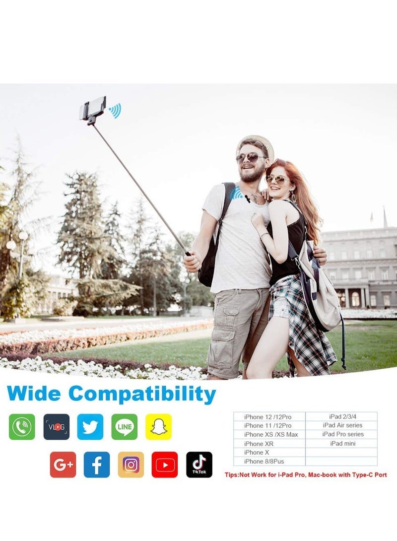 Gravity Upgraded Plug-Play Wireless Lapel Lavalier Microphone For Iphone Ipad Recording,Youtube Facebook Live Stream,Vlog, Auto-Sync Mic With 2 Clips - Image 4