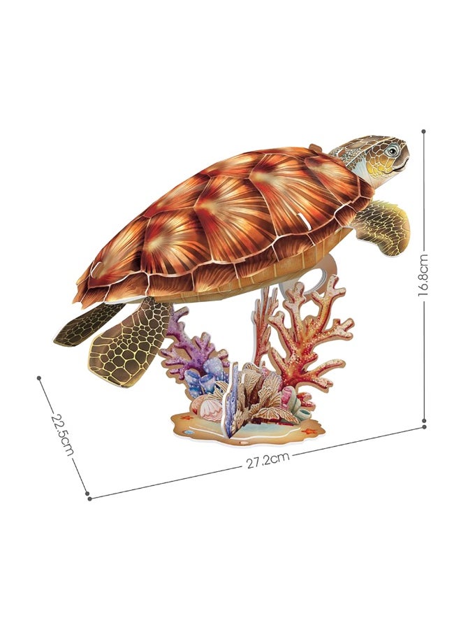 Sea Turtle 3D Puzzle (31 Pieces) - pzsku/Z83C0024ACCFD3FB7386DZ/45/_/1725275746/aeabad7d-88c6-4fd4-9cec-d59dada2b519