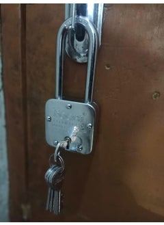Foora Foora Atoot 60mm Long Shackle Padlock 8 Levers with Double Locking Mechanism Includes 5 Keys for Home Shops Offices Main Door Warehouse and Shutter  - Image 4