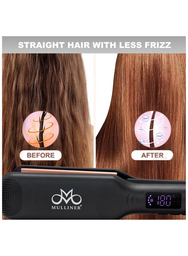 MULLINER مستقيم شعر مولينر المحترف مع تسخين 1.5 بوصة ML7012 - Image 5