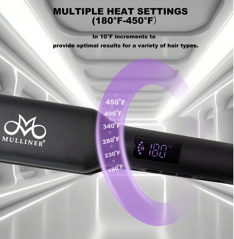 Mulliner Professional Hair Straightener with 1.5 inch heating ML7012 - Image 4
