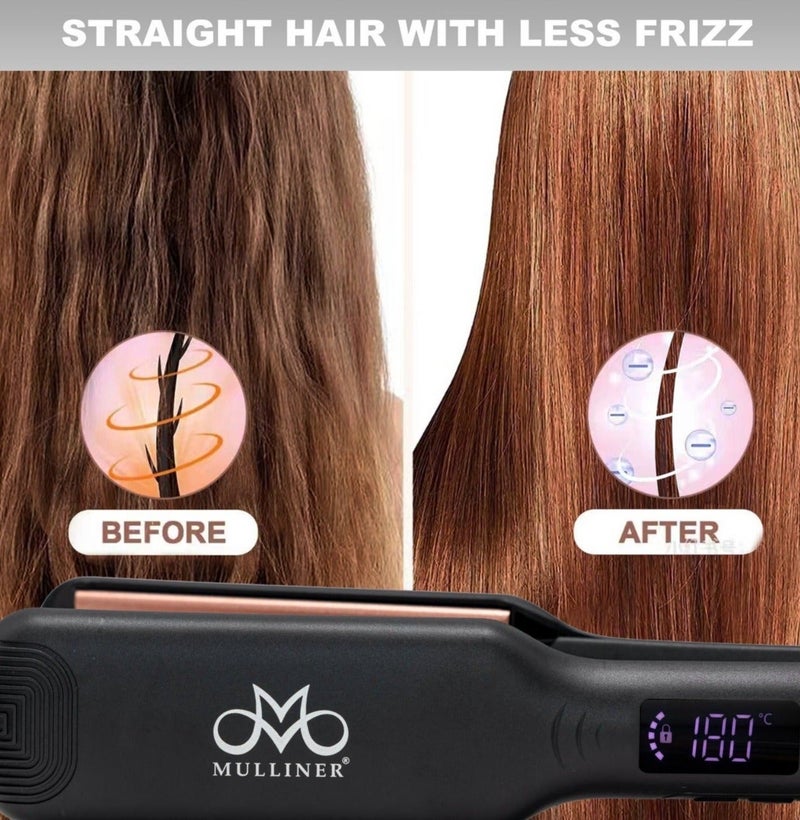 Mulliner Professional Hair Straightener with 1.5 inch heating ML7012 - Image 5