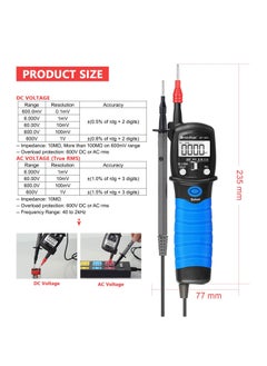 HoldPeak Pen Type Ac Dc Voltage Resistance Capacitance Digital Multimeter HP-38C Black/Blue  - Image 2