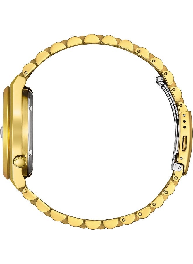 CITIZEN Men's Tsuyosa Stainless Steel Green Dial Gold Tone Automatic Watch - NJ0152-51X - Image 2