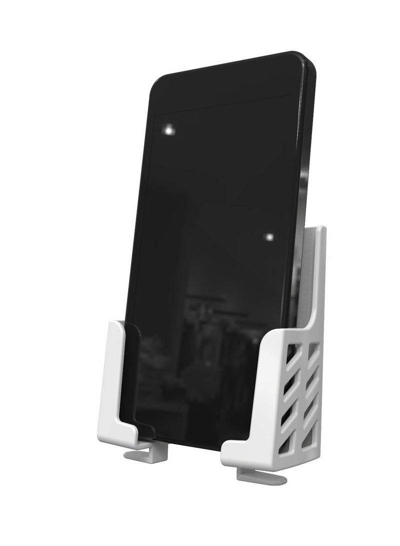 Wall Mount Holder, Wall Mount Universal Dock for Tablet or Phone, Damage-Free Compatible with ipad iPhone/ Tablet/ Kindle /e-Book/ Fixed by 3M Adhesive or Screws - Image 3