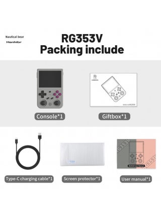 Nautical Bear RG353V Game Console Open Source RG353VS Android Handheld Game Console PS2 Open Source Handheld-Product Color:Rg353vs Gray-Model:RG353V - pzsku/Z83C04C71799972A10C8FZ/45/1746208491/77a1a477-8769-4b6c-8d98-a7eecbaf8747