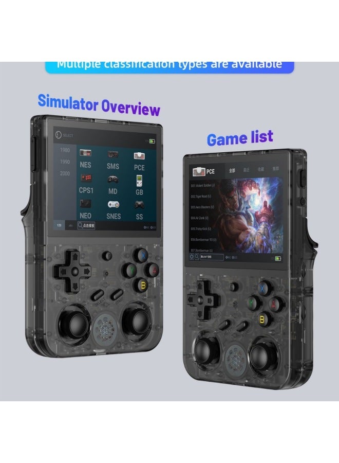 Nautical Bear RG353V Game Console Open Source RG353VS Android Handheld Game Console PS2 Open Source Handheld-Product Color:Rg353vs Gray-Model:RG353V