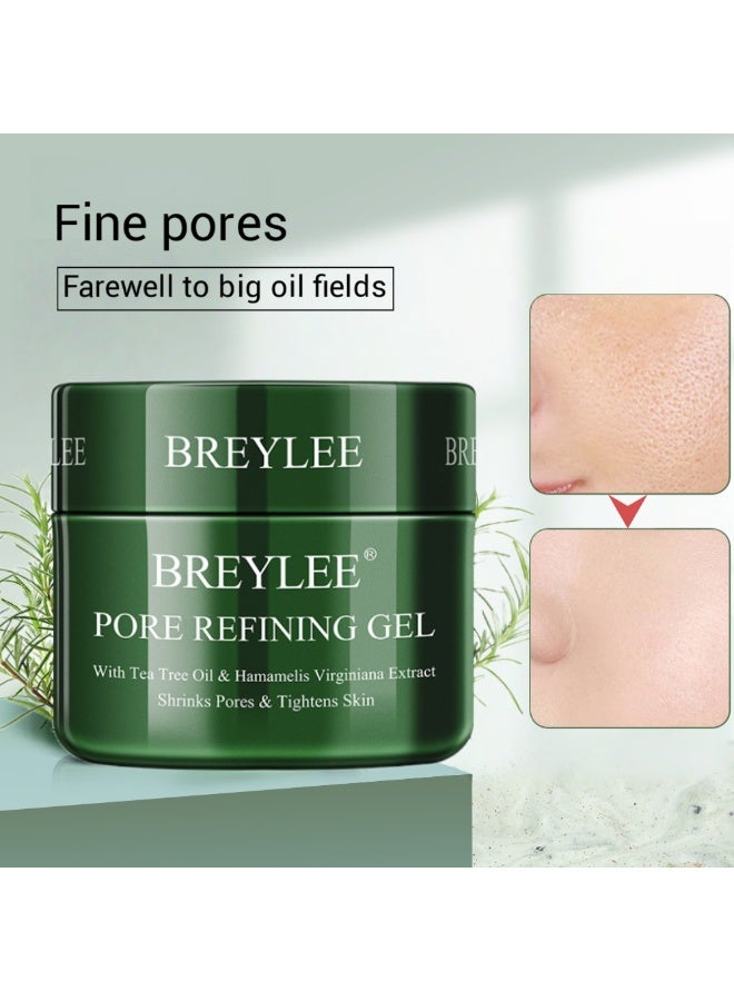 Breylee Tea Tree & Witch Hazel Pore Refining Gel 40g | Controls Oil, Minimizes Pores, and Firms Skin - Image 1