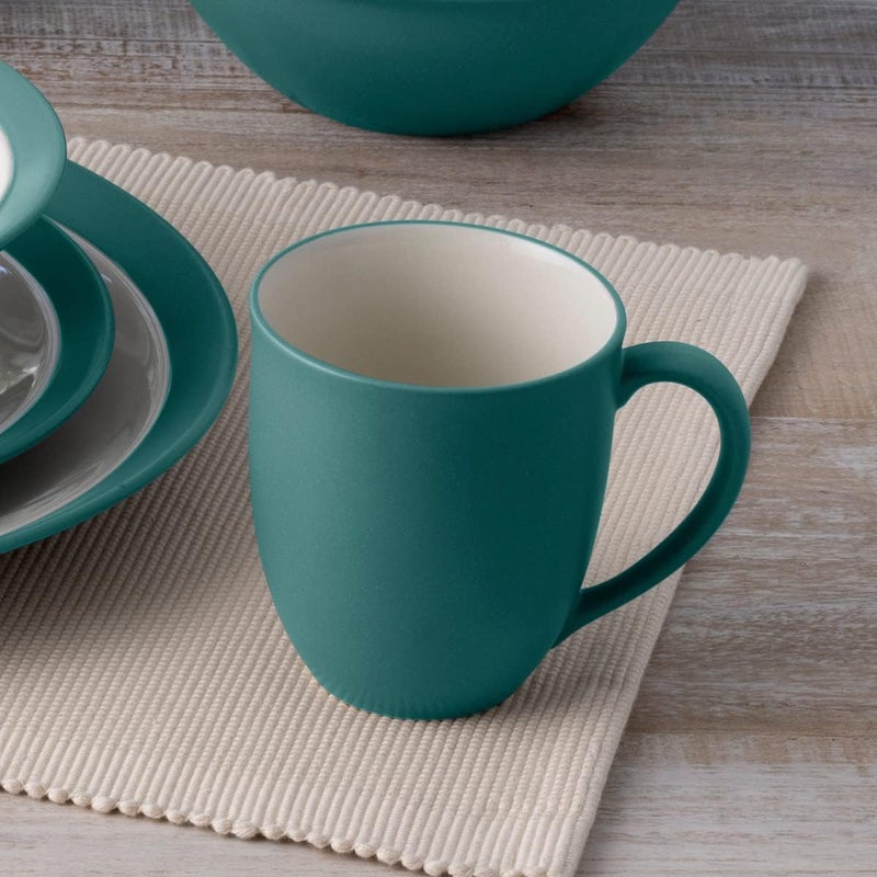 Noritake Colorwave Turquoise 4Piece Curve Place Setting - Image 2