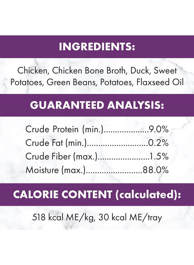نوترو طعام الكلاب الرطب Nutro So Simple Meal Complement بنكهة الدجاج ووصفات الدجاج والبط في مرق العظام، عبوة متنوعة، 2 أونصة، عبوة من 20 قطعة - Image 3