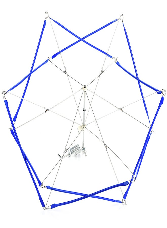 Blue Iron Umbrella Shape Knitting Crochet String Winder Holder Machine - Image 5