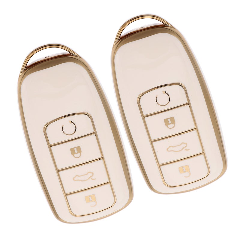 2pcs key Case: Car key Cover Compatible For Chery Little Ant Soft Protector Case Anti Scratch Anti Easy Installation - Image 1