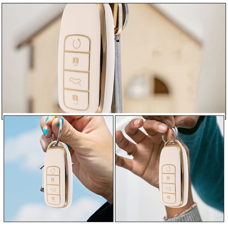 2pcs key Case: Car key Cover Compatible For Chery Little Ant Soft Protector Case Anti Scratch Anti Easy Installation - Image 5