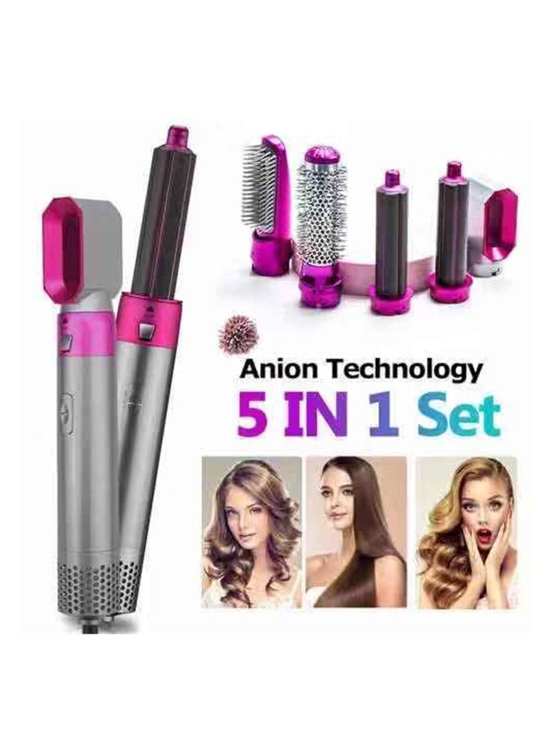 general 5-in-1 Autowrap Airstyler Auto Wrap Curler Hair Dryer with Attachment Hot Air Comb Automatic Curling Iron Multi Functional Roll Straight Dual-use - Image 2